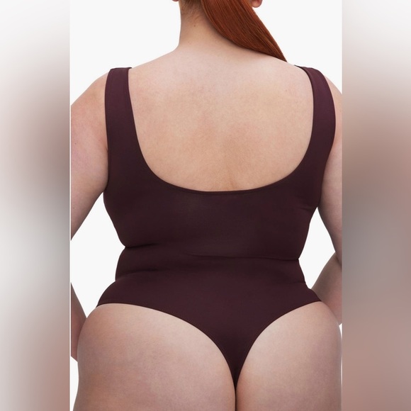 NWT Good American Burgundy Bodysuit - Picture 4 of 10